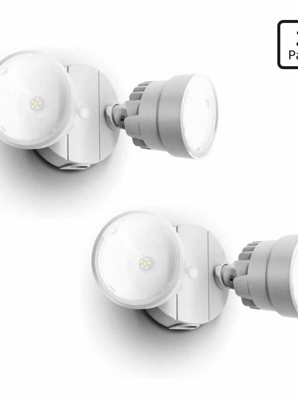 2-Pack 18W LED Outdoor Flood Lights